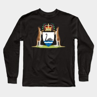 Coat of arms of Western Australia Long Sleeve T-Shirt